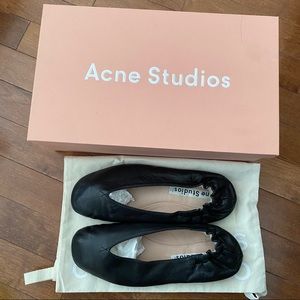 Acne ballet flat real leather